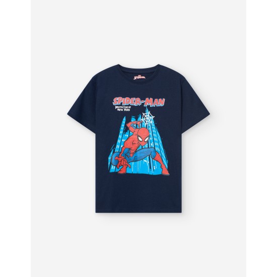 ΜΠΛΟΥΖΑΚΙ ΚΟΝΤΟΜΑΝΙΚΟ SPIDER-MAN ΝΑΥΤΙΚΟ ΜΠΛΕ